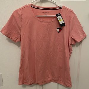 Tommy Hilfiger cute pink heart shirt